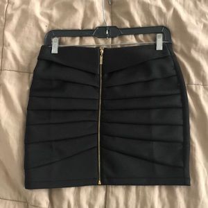 EUC - black mini skirt